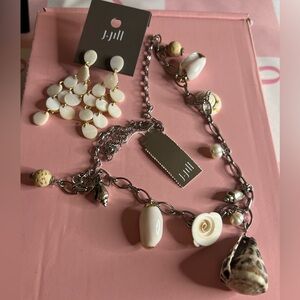 J. Jill beach theme necklace & earrings! 🐚❤️